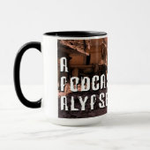 Apodcastalypseのマグ マグカップ (左)