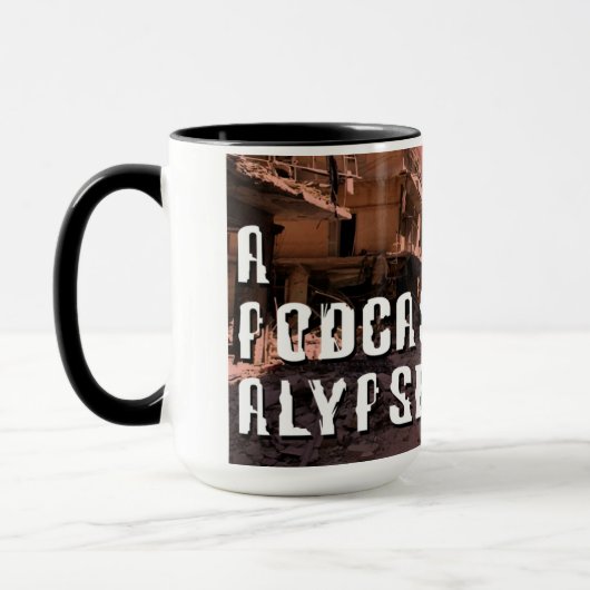Apodcastalypseのマグ マグカップ (左)