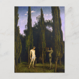 ApolloとMarsyas by Hans Thoma Postages ポストカード