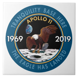 Apollo 11 50周年記念ミッション·パッチInsignia タイル