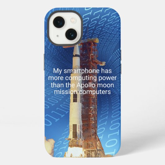 Apollo 11 Computing Power Case-Mate iPhoneケース iPhone 13ケース (裏面)