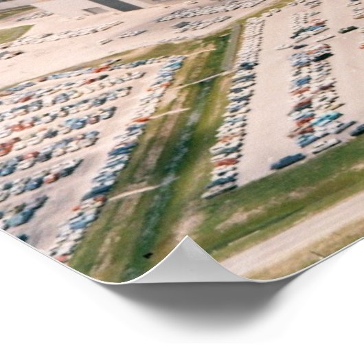 Apollo 11 Leaving the Vehicle Assembly Building ポスター (角)