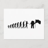 Apollo 11 Mondlandung Evolutionstheorie ポストカード (正面)