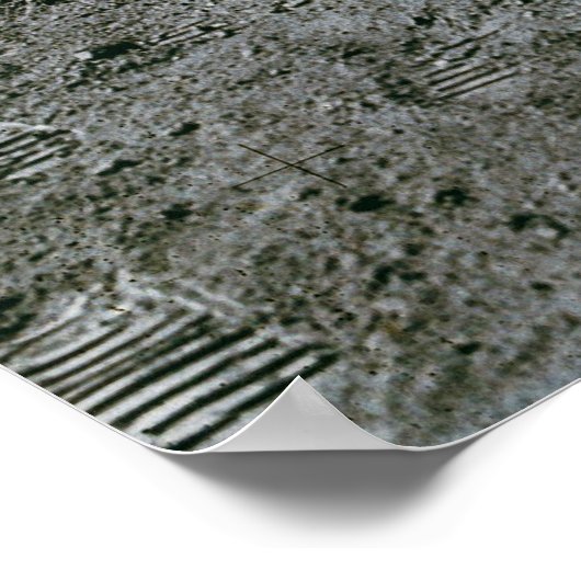 Apollo 15 Flag Rover LM Irwin ポスター (角)