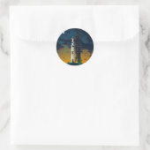 Apollo 4 Saturn V on Pad A Launch Complex 39 ラウンドシール (バッグ)