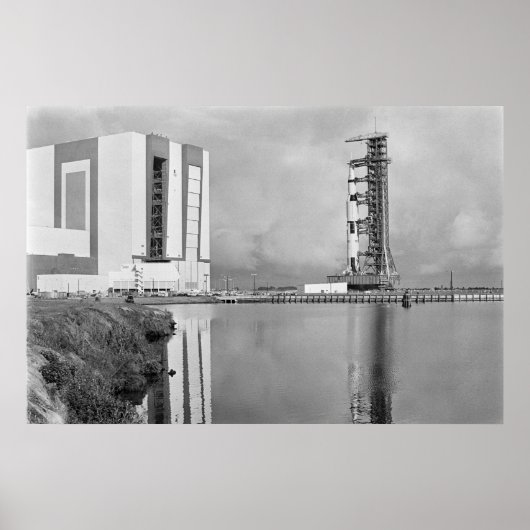Apollo 8ロールアウトから車両アセンブリ建物 ポスター (正面)