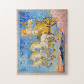 Apollo in Sun Chariot Holding a Golden Harp ジグソーパズル (縦)