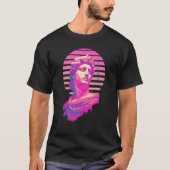 Apollo Vaporwave Aesthetic Greek God Retrowave Gra Tシャツ (正面)