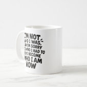 Apology コーヒーマグカップ (正面左)