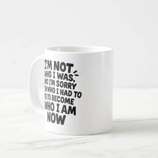  Apology  コーヒーマグカップ (正面左)