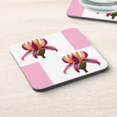 Aporta-copos de plástico  Flor コースター (左側)