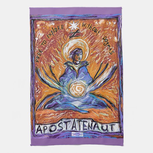 Apostenaut – ドグマなしで探索 キッチンタオル (縦)