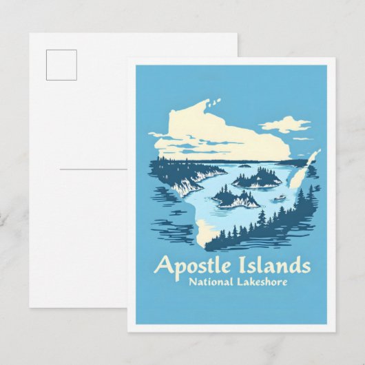 Apostle Islands National Lakeshore Wisconsin ポストカード (正面/裏面)