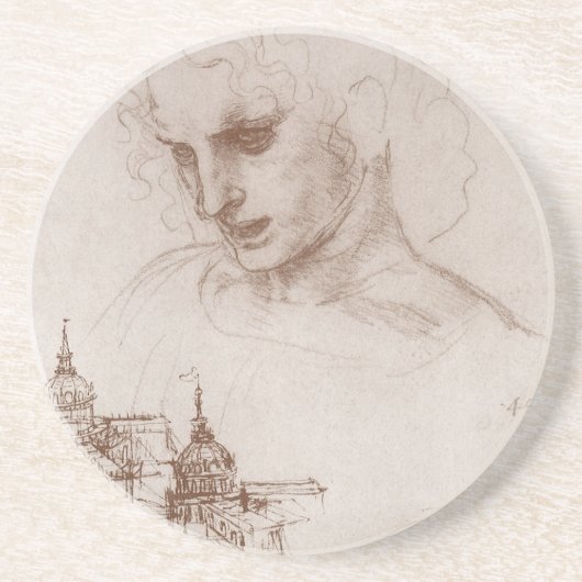 Apostle Jacobus Sforza Castle, Leonardo da Vinci コースター (正面)