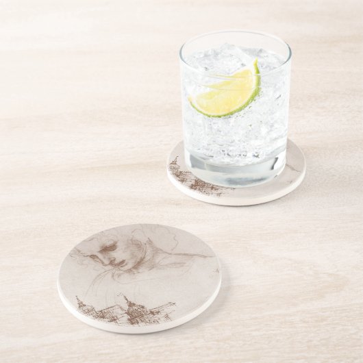 Apostle Jacobus Sforza Castle, Leonardo da Vinci コースター (側面)