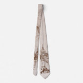 Apostle Jacobus Sforza Castle, Leonardo da Vinci ネクタイ (裏面)