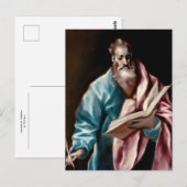 Apostle St. Matthew by El Greco ポストカード (正面/裏面)