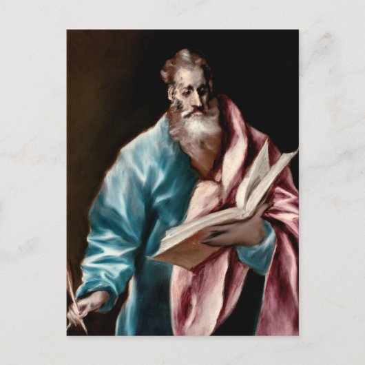 Apostle St. Matthew by El Greco ポストカード (正面)