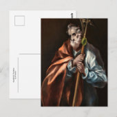 Apostle St. Thaddeus by El Greco ポストカード (正面/裏面)