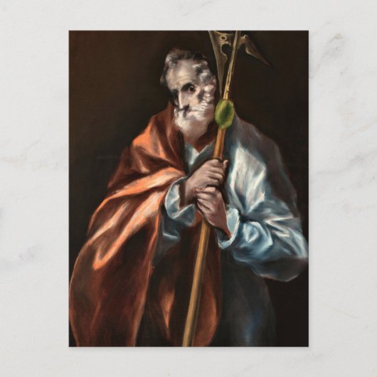 Apostle St. Thaddeus by El Greco ポストカード (正面)