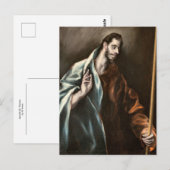 Apostle St. Thomas by El Greco ポストカード (正面/裏面)