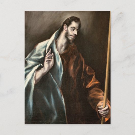 Apostle St. Thomas by El Greco ポストカード (正面)