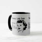 Apostrophes Mugs文法女性 マグカップ (正面左)
