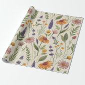 Apothecary Field Herb Meadow Wrap ラッピングペーパー (アンロールド)