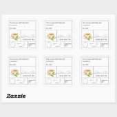 Apothecary Green Tea Loose Leaf Tea  Label スクエアシール (シート)