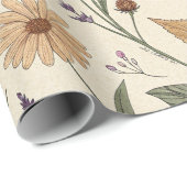 Apothecary Herb Garden Vintage Wrap ラッピングペーパー (ロールコーナー)