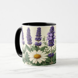 Apothecary Herbs Mug - Vintage Botanical Medicine マグカップ