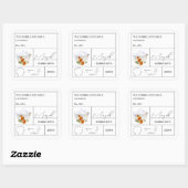 Apothecary Marigold Bubble Bath Label スクエアシール (シート)