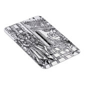 Apothecary's shop, from 'Das Buch der Cirugia' pub マグネット (右側)