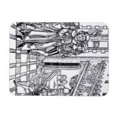 Apothecary's shop, from 'Das Buch der Cirugia' pub マグネット (横)