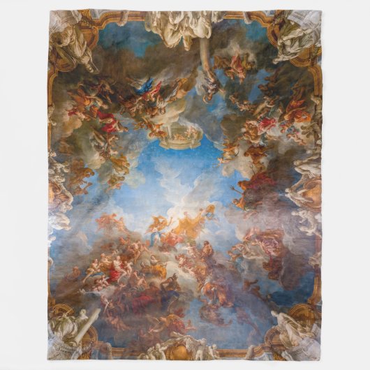 Apotheosis of Hercules in Chateau de Versailles フリースブランケット (正面)