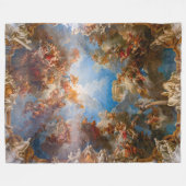 Apotheosis of Hercules in Chateau de Versailles フリースブランケット (正面(横))