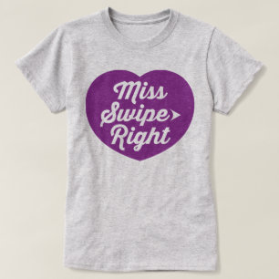 AppにおもしろいなスローガンのTシャツと日付を記入する失敗の強打の権利 Tシャツ