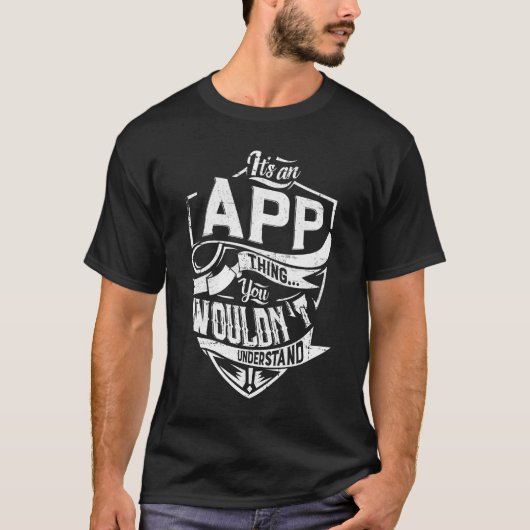 APPの問題で、理解できない Tシャツ (正面)