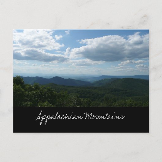 Appalachian Mountains II Shenandoah ポストカード (正面)