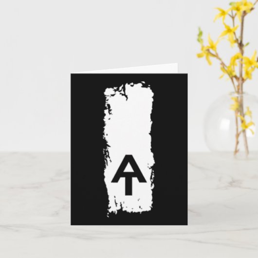 Appalachian Trail Blaze Pocket Patch  カード (黄色い花)