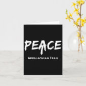 Appalachian Trail Logo - At Peace Hiking カード (黄色い花)