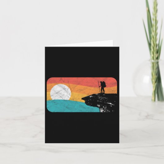 Appalachian Trail Retro Mcafee's Knob Hiking Shirt カード (正面)