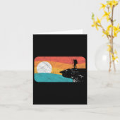 Appalachian Trail Retro Mcafee's Knob Hiking Shirt カード (黄色い花)