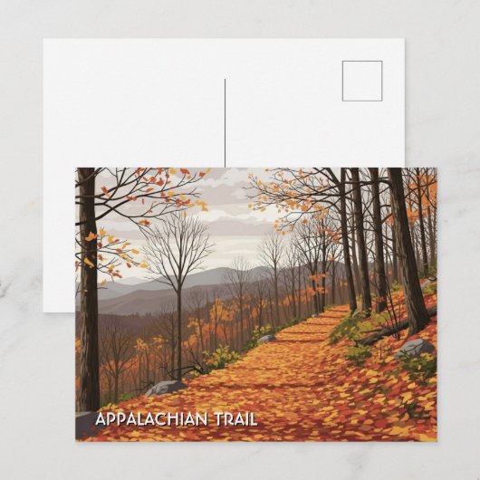 Appalachian Trail Travel ポストカード (正面/裏面)