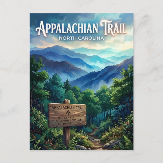 Appalachian Trail USA ポストカード (正面)