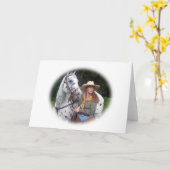 Appaloosaの夢 カード (黄色い花)