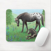 Appaloosaの馬および子馬のマウスパッド マウスパッド (マウス)