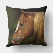 Appaloosaの馬のHeadshot 1 クッション (裏面)