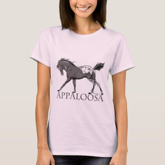 Appaloosaの馬 Tシャツ (正面)