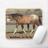 Appaloosaのsportaloosaのおもしろいの時間 マウスパッド (マウス)